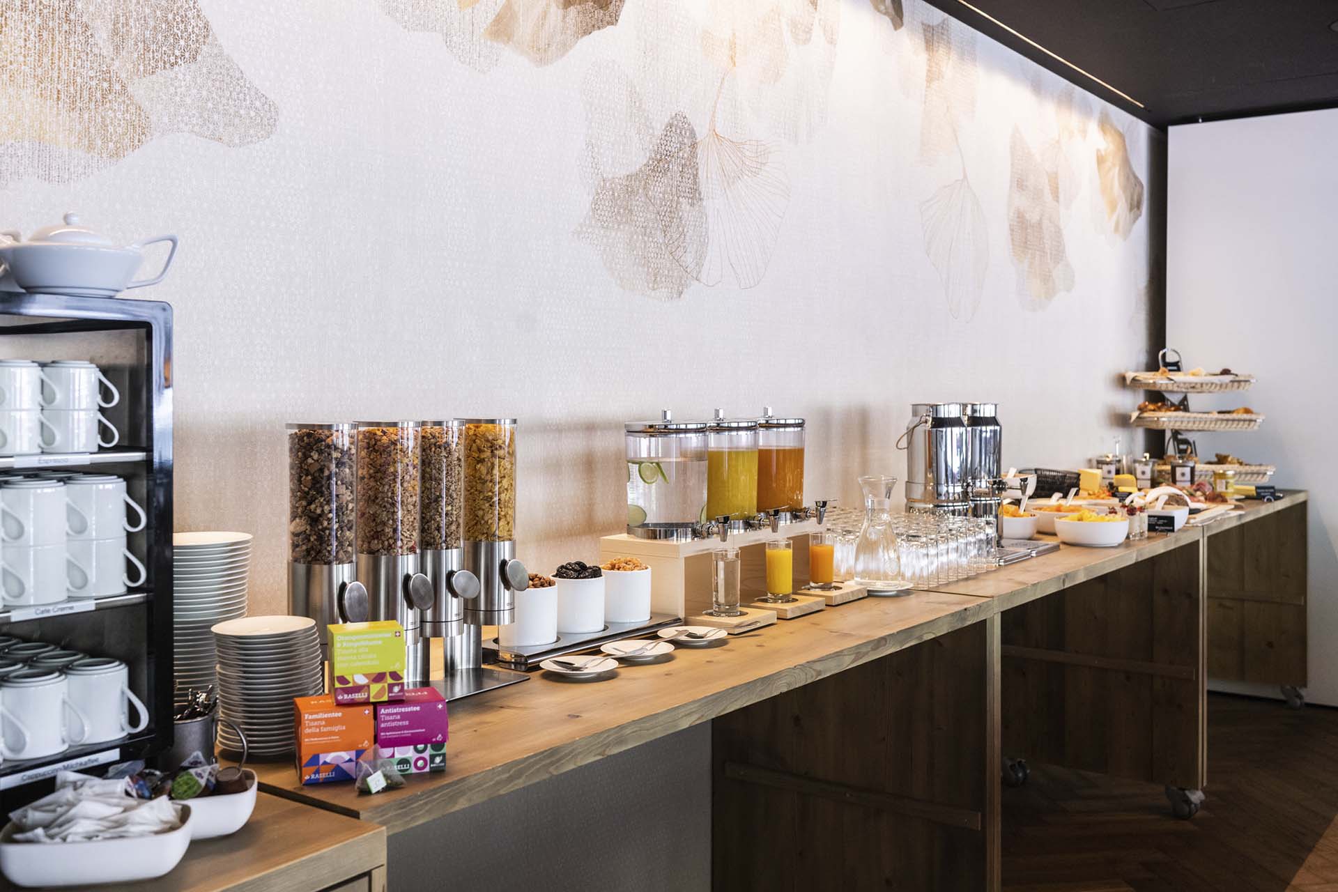 „Vielfältiges Frühstücksbuffet im Hotel Krone