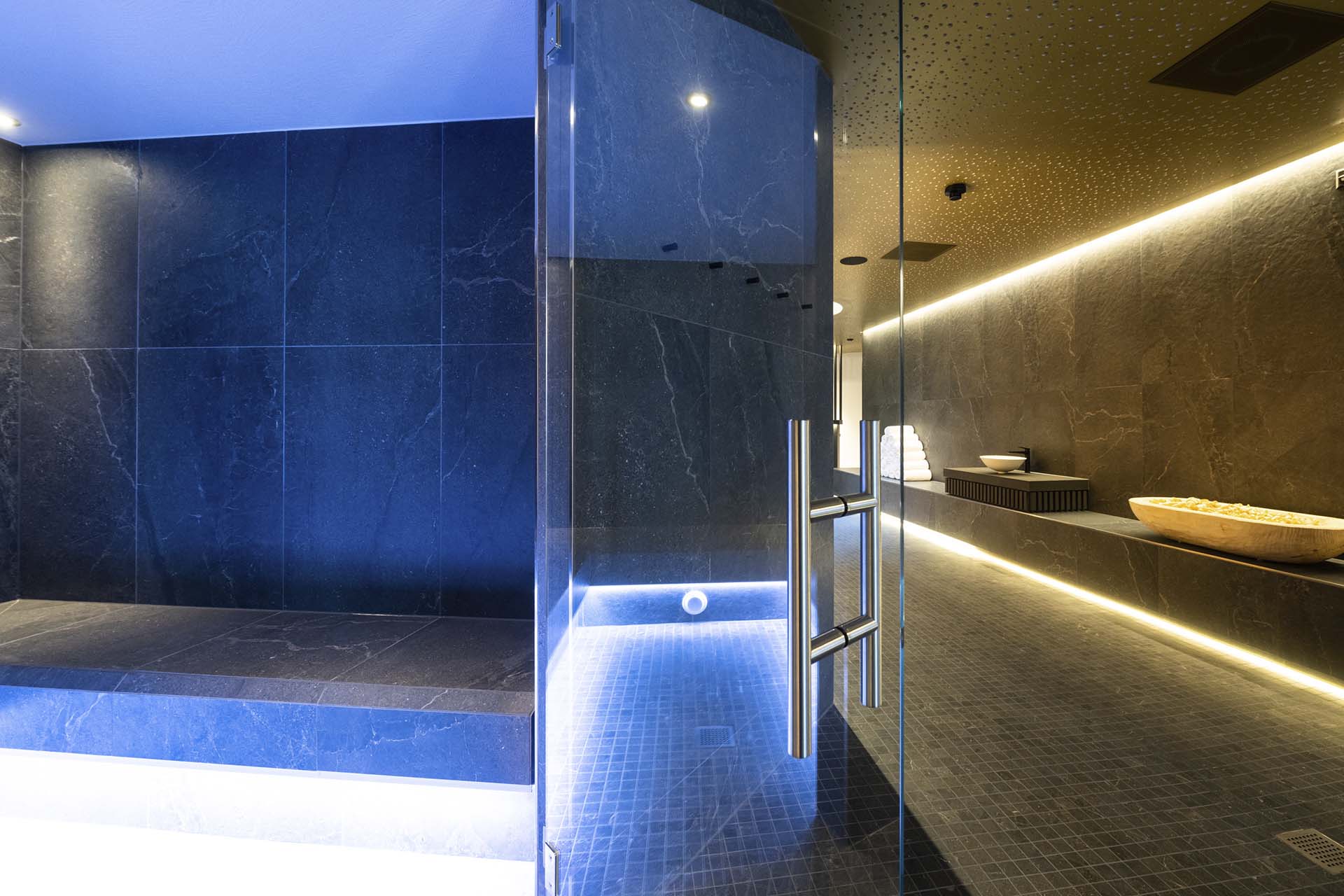 Entspannender Wellnessbereich im Hotel Krone