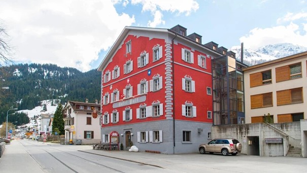 Aussenansicht Hotel Post in Churwalden